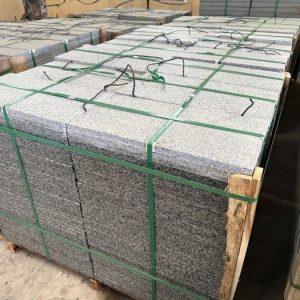 Đá granit xám kem khò nhám 300*600*20mm